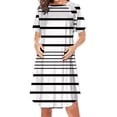 thumbnail image 1 of Robe pour Femmes Pyjamas pour Femmes Fermeture Éclair Latérale Allaitement Maternité Imprimé Manches Courtes Col Rond Robe pour Femmes Enceintes Pyjamas Décontractés Robe Décontractée pour Femmes Pantalons de Robe pour Femmes, 1 of 2