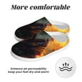 thumbnail image 6 of Disketp Sunset Maple Tree Fox Women's Men's Slippers Plush Slip-On House Slipper for Winter Indoor Soft Cushion Non-slip Fluffy Slides Slippers-39/40, 6 of 7