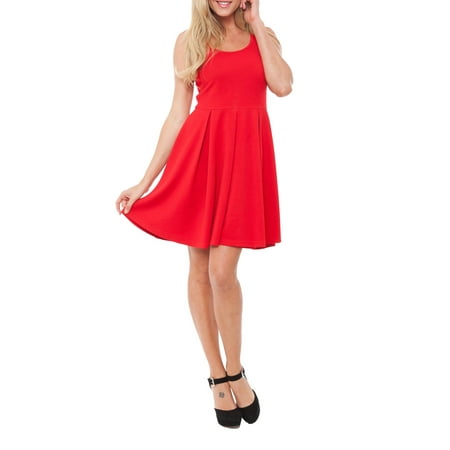 Women's Fit and Flare Mini Dress