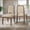 Walnut, variant on iNSPIRE Q Alta Mid-Century Modern Walnut Finish Fabric Dining Chair, Cream (Set of 2)