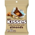 thumbnail image 2 of (6 pack) Hershey's Kisses Milk Chocolate with Almonds Candy, Bag 4.48 oz, 2 of 11