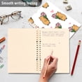 thumbnail image 5 of Haosy Capybara Tulip Love Heart Notebooks 2 Pcs 1-subject Journal 60 Sheets A5 College Ruled Paper Detachable Ring 8.3"x5.7", 5 of 8