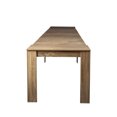 thumbnail image 5 of Extendable Console Table with Extension Leaves Holder, Mid Century Modern Expandable Dining Table, 20''(118'') x 35.4'' Kitchen Table for Living Room, Farmhouse, Italian Furniture, Brown, 5 of 9