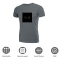 thumbnail image 3 of Coolnut Men's T Shirt Odor Protection Short, Cute Yellow Eye Mens Short Sleeve Tees, Grey Crew-Neck Casual Tee Shirts, M, 3 of 6