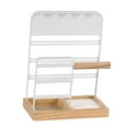 thumbnail image 2 of Organizador de joyas, soporte para collares y mostrador Blanco, 2 of 9