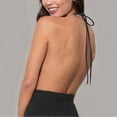 thumbnail image 6 of KIHOUT Women's Halter Neck Deep V-Neck Jumpsuit Sleeveless Backless Wide Leg Formal Blouse for Party Evening Wear, 6 of 9