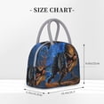 thumbnail image 2 of Disketp Starry Night Charging Dinosaur Bolsa Térmica para Almuerzo, Lonchera con Abertura Amplia y Gran Capacidad, Organizador Reutilizable para Mujeres, Hombres y Adultos, 2 of 6