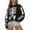 Black [Womens Halloween Sweatshirts] [WenDA6070228], variant on Halloween Sweatshirt for Women Dressy Casual Skeleton Gamburg Chips Printed Long Sleeve Shirts Halloween Sweaters for Women Fashion Clothing Womens Tops Pink, XXL