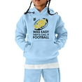 thumbnail image 1 of Chandail à Capuchon de Sport Football Rugby pour Filles Adolescentes Chandail Rétro Chandail en Molleton Athlétique pour Jeunes Joueurs Entraînement Décontracté, 1 of 3