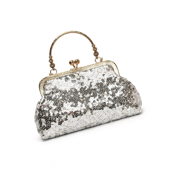 Straw Clutches Purses Women,Crossbody Bag Summers Evening Handbag,Sequins Beach Shoulder Handbag for Party,Prom,Wedding