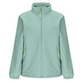 thumbnail image 6 of SuTry Womens Windproof Jacket Fall Winter Lightweight Thin Long Sleeve Hoodless Hiking Waterproof Casual Outerwear Jackets for Women(Green,M), 6 of 6