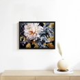 thumbnail image 3 of COMIO  Modern Dos Gardenias, Canvas Wall Art, Living Room, White, 3 of 4