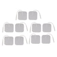 thumbnail image 2 of 10pcs Cojines Masaje de Reemplazo para Cojín 2x2inch Electrodo de Massagers Sunnimix Almohadillas de electrodos, 2 of 7