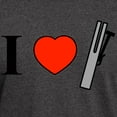 thumbnail image 3 of CafePress - I Heart Chimes Horizontal Dark T Shirt - Men's Classic Graphic Cotton T-Shirt, 3 of 4