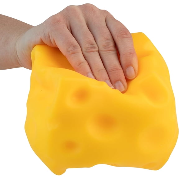 Cheese Squeeze Toy, Yellow Mochi Stress Relief Maltose Stretch Sensory for and Adults