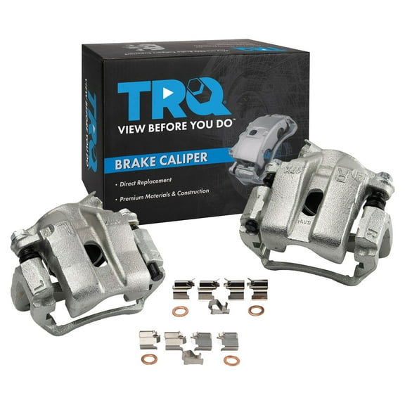 TRQ Front Brake Caliper Set Compatible with 1999-2005 Suzuki Grand Vitara 1996-1998 Sidekick 2002-2004 XL-7