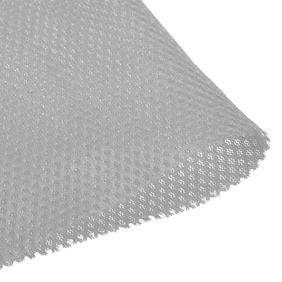 Grey Speaker Mesh Grill Cloth (not Cane Webbing) Stereo Box Fabric Dustproof Cloth 50cm x 140cm 20" x 55"