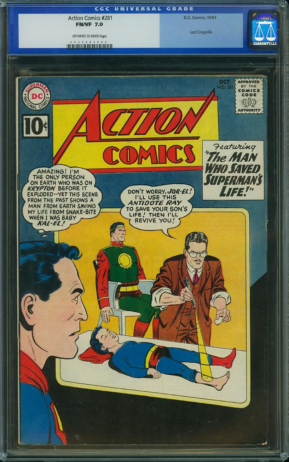 Cover of Action Comics #281