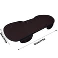 thumbnail image 2 of ERK Universal Linen Square Pattern Seat Cushion Breathable Comfortable Three Piece Pad For All Seasons, 2 of 5
