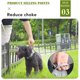 thumbnail image 4 of Arnés Tipo Chaleco para Perro con Correa Ajustable Reflectante Acolchado Nailon Fácil Control Arnés para Mascotas para Caminar Perro de Tamaño Mediano ANGGREK  Otros, 4 of 8