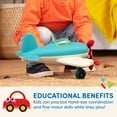 thumbnail image 4 of Battat Airplane Classic Toy Vehicle with Moving Parts, Toddler and Preschool Toys, 4 of 8