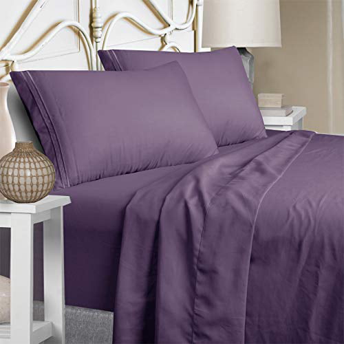 Deep Pockets Details about   6 Piece Hotel Luxury Soft 1800 Series Premium Bed Sheets Set Hypo 