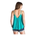 thumbnail image 2 of Roxy Sand Dune Tank Top para mujer, verde, pequeño Roxy Camiseta sin mangas, 2 of 2