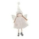 thumbnail image 2 of Colgantes de ángel de peluche decorativos, muñeco de ángel, decoración para niños y niñas, juguetes para árbol de Navidad. Blanco, 2 of 9