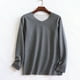 thumbnail image 1 of Ropa interior térmica para hombre, blusa informal de moda, cómoda, de manga larga, lisa, con cuello en V, pijama, ropa interior térmica, blusa de poliéster para hombre, 1 of 9