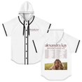 thumbnail image 2 of Alexandra Kay Second Wind The Tour Hooded Baseball Jersey Short Sleeve Shirt Women Men Crewneck Tee, 2 of 3