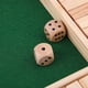 thumbnail image 4 of jeu De Ds En Bois (fond Rouge), Jeu De Ds De Luxe 4 Faces Et 10 Chiffres, Jeu Pour Enfants Et Adultes, 4 of 4