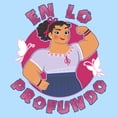 thumbnail image 2 of Men's Encanto Luisa En Lo Profundo Strong  Graphic Tee Light Blue Large, 2 of 4