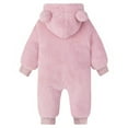 thumbnail image 4 of Staki Bamboo Onesies Baby Girls Pajamas for Baby Girls, Viscose from Bamboo Baby Pajamas(Pink,18-24 Months), 4 of 8