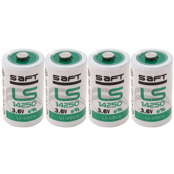 4 PCS 1/2AA LS14250 Battery 3.6V Lithium Battery  for SAFT Water Meter Electricity Meter Gas