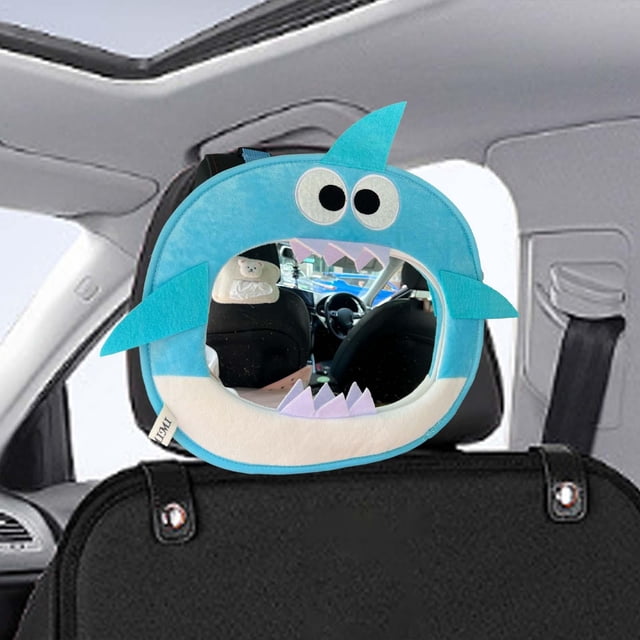 Espejo del Asiento Trasero del Bebé Baoblaze Inastillable Forma de Animal de Dibujos Animados