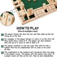 thumbnail image 4 of Shut The Box Wooden Board Game - 4 Sided Large Dice Game With Addition Learning Benefits, 4 of 5