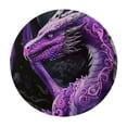 thumbnail image 4 of Orinice Dragon Round Table Cover Stain Resistant Washable Indoor Outdoor Tablecloth Kitchen Dining Wedding Parties Table Cloth 100% Polyester Fiber 46-50, 4 of 8