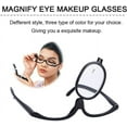 Ludlz Readers Magnifying Makeup Glasses Eye Make Up Spectacles Flip