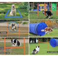 thumbnail image 3 of Dog Agility Exercise Set  Portable Dog Agility Training Equipment with Pause Box and 2 Balls  Durable Pet Outdoor Games with Agility Weave Poles and Jumping Ring for Dog Agility Course  M, 3 of 4