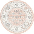 thumbnail image 2 of Rugs.com Aurelia Collection Rug – 3 Ft Round Rose Medium-Pile Rug Perfect For Kitchens, Dining Rooms, 2 of 3