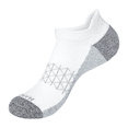 thumbnail image 5 of Hanes Mens Absolute Comfort Cushioned Heel Shield Socks, 3 Pairs, 5 of 9