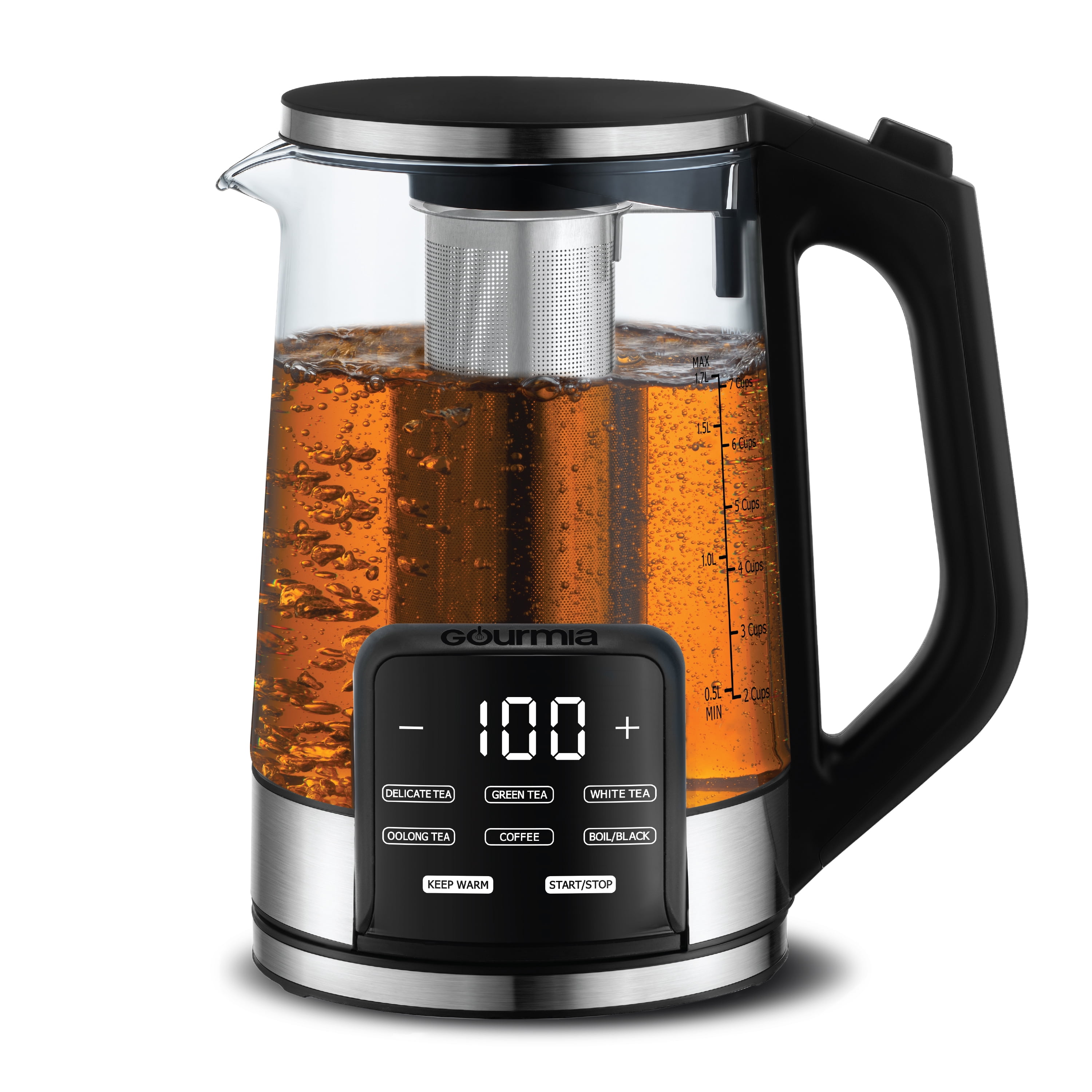 Chef'sChoice Model 680 Cordless Electric Glass Kettle, 1.5 Liter