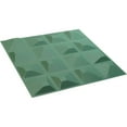 thumbnail image 6 of Ekena Millwork 19 5/8"W x 19 5/8"H Tristan EnduraWall Decorative 3D Wall Panel, Universal Pearl Metallic Sea Mist (12-Pack for 32.04 Sq. Ft.), 6 of 6