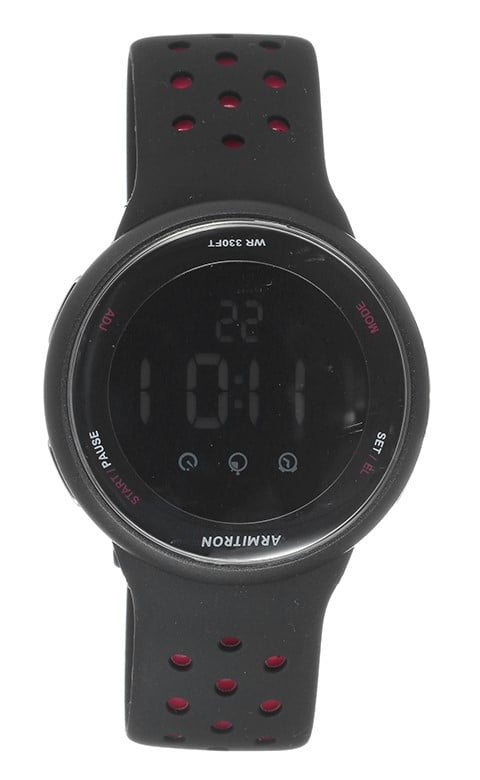 Armitron Sport Unisex Dgital Chronograph Silicone Strap Watch