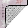 thumbnail image 4 of LNWH Pink Star Texture Abstract Rug for Bedroom Living Room, Non-Slip Soft Foldable Carpet, 63" x 48", 4 of 6