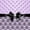 Purple Black 2, variant on Manfei Retro Damask Baroque Fitted Sheet Full,Black Dreamy Bowknot Bed Set,3pcs,1 Fitted Sheet and 2 Pillowcases
