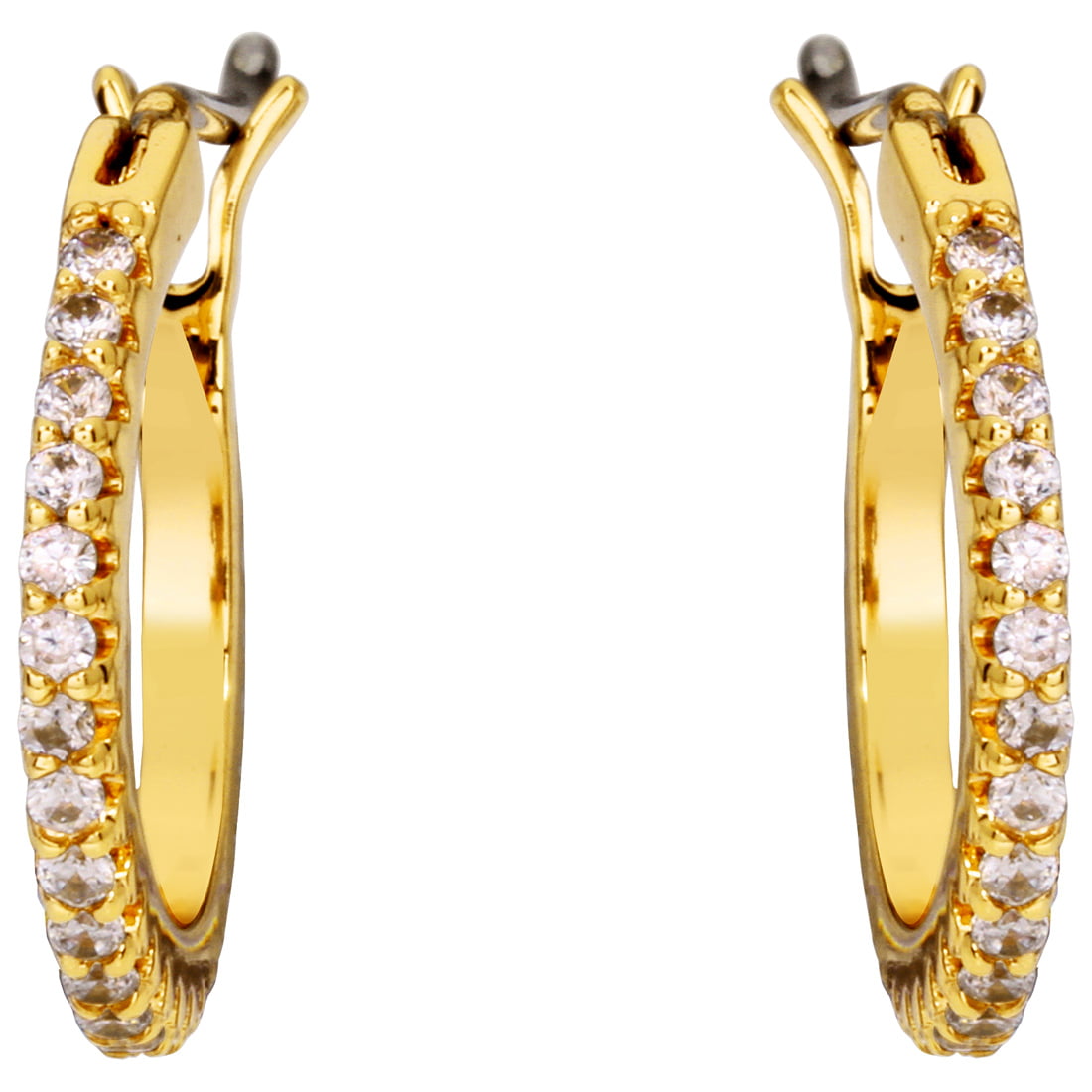 Gorjana - Gorjana Shimmer Huggies Gold Small Earrings 1811-014-02-G ...