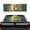 Autumn Owl Art Print, variant on Pzuqiu Grey Gold Marble Pattern Perforated Vinyl Rear Window Decal 66.9 x 22.4 Inches, Waterproof See-Through Sticker for Most Pickup Trucks, Car Owners