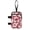 Tropical Hibiscus Red, variant on COEQINE Forearm Crutch Bag Walking Cane Accesories Butterfly Rose Galaxy Elbow Crutch Storage Organizer, 2 Zippered Pockets, Lightweight, Hands-Free, for Adults & Seniors
