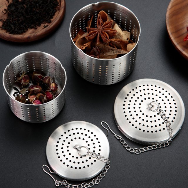 unbranded 2Ud Práctico Y Resistente De Acero Inoxidable Para Té Suelto Uso En Cocina Y Oficina